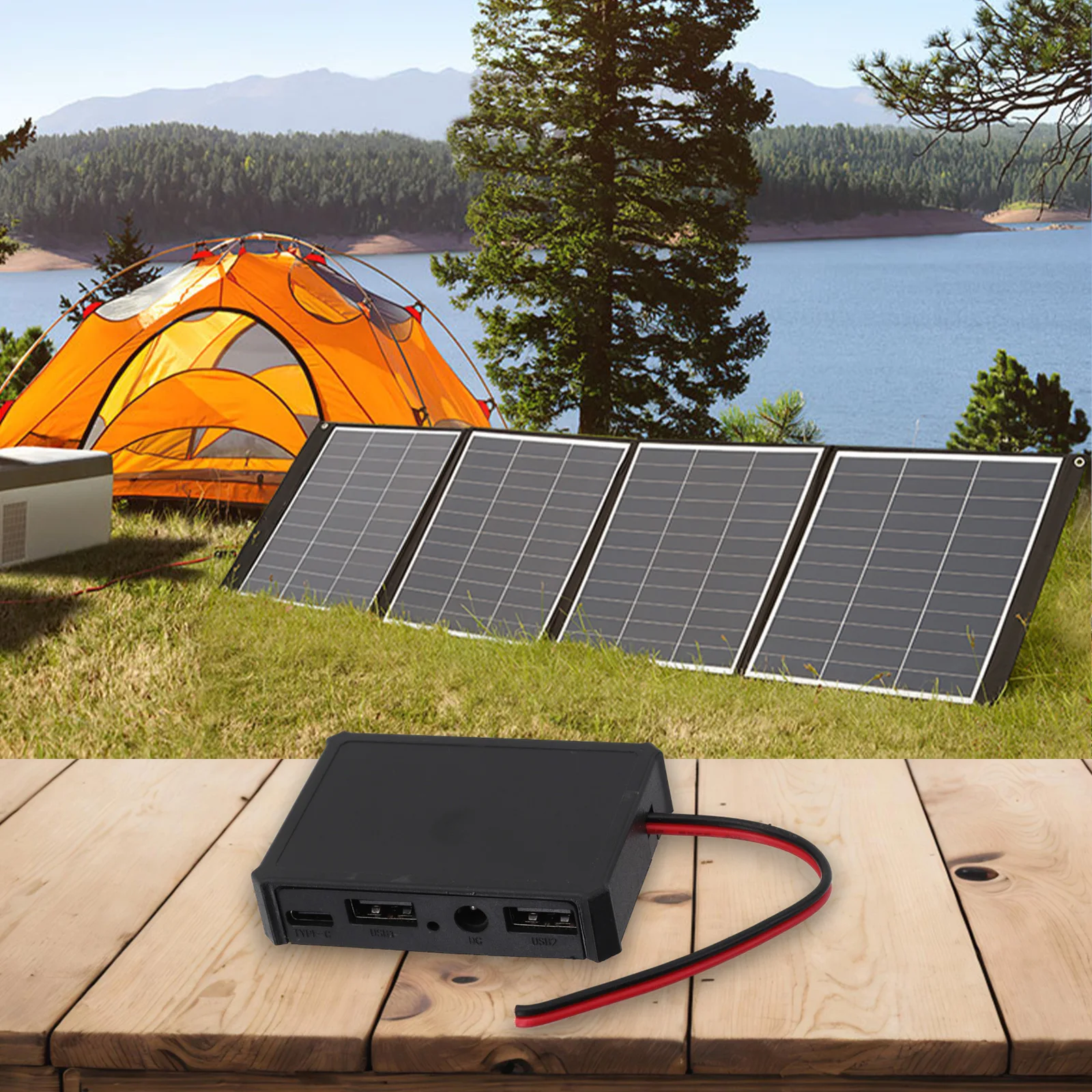Easy Connect Controller Easy Connect Type C Interface Wide Voltage Input Regulated Output Solar Panels Note Output Voltage