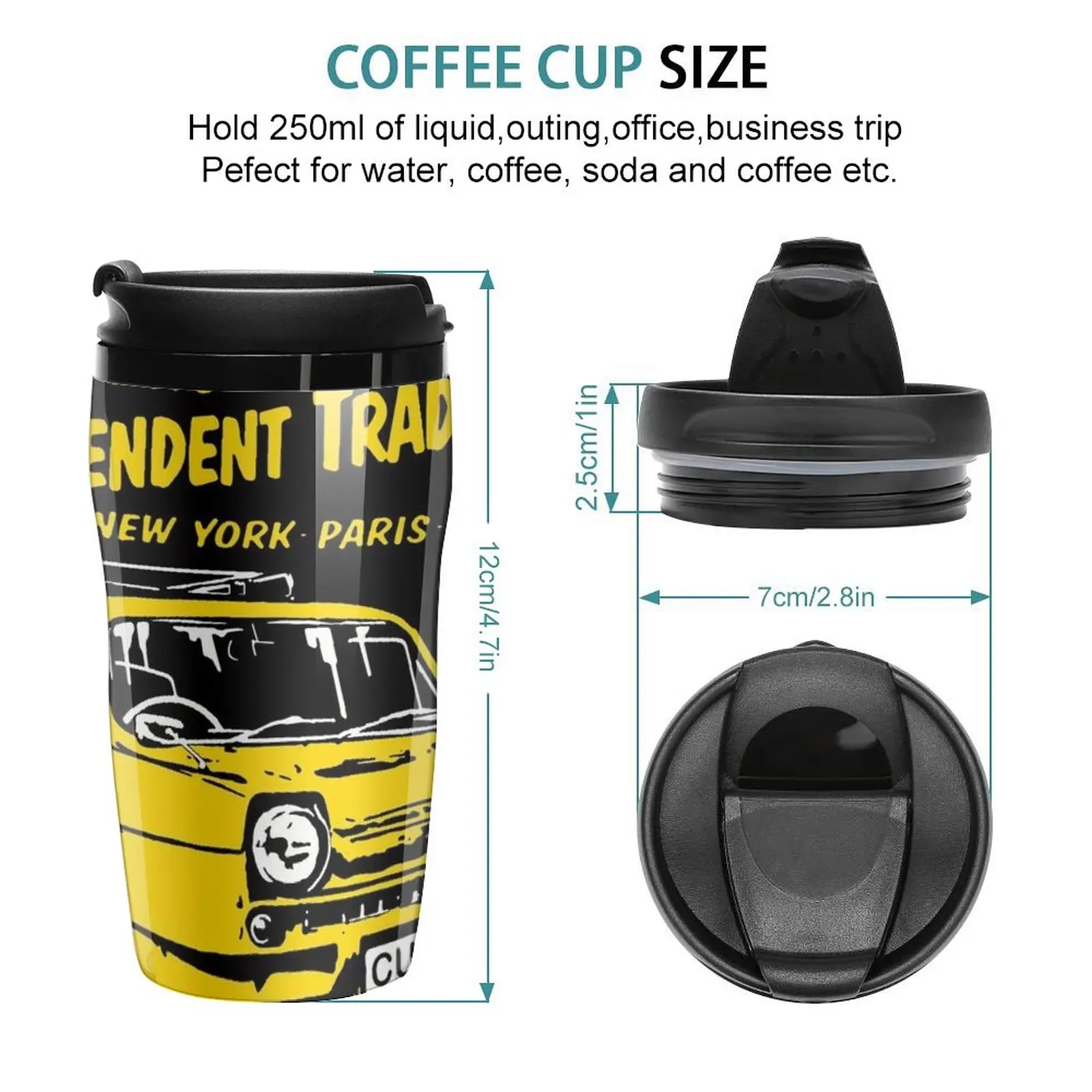 New Trotters Independent Trading Co. Travel Coffee Mug Thermos Coffee Luxury Coffee Cup Set