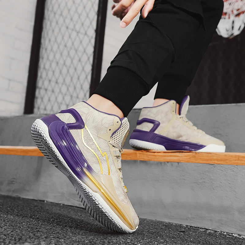 New 2025 professional comfortable lightweight training cushioning rebound basketball shoes sneakers summer new Very good