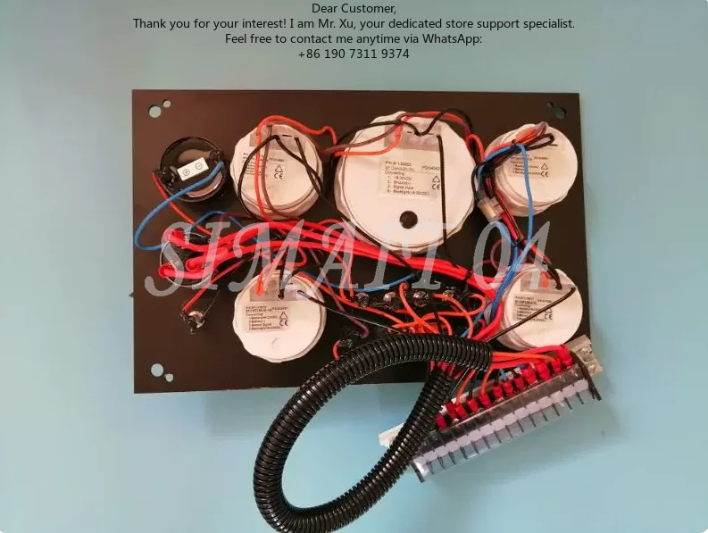 Diesel Engine Instrument Cluster Assembly | Universal for Generators, Marine & Vehicles w/ Matching Sensors 12V~24V