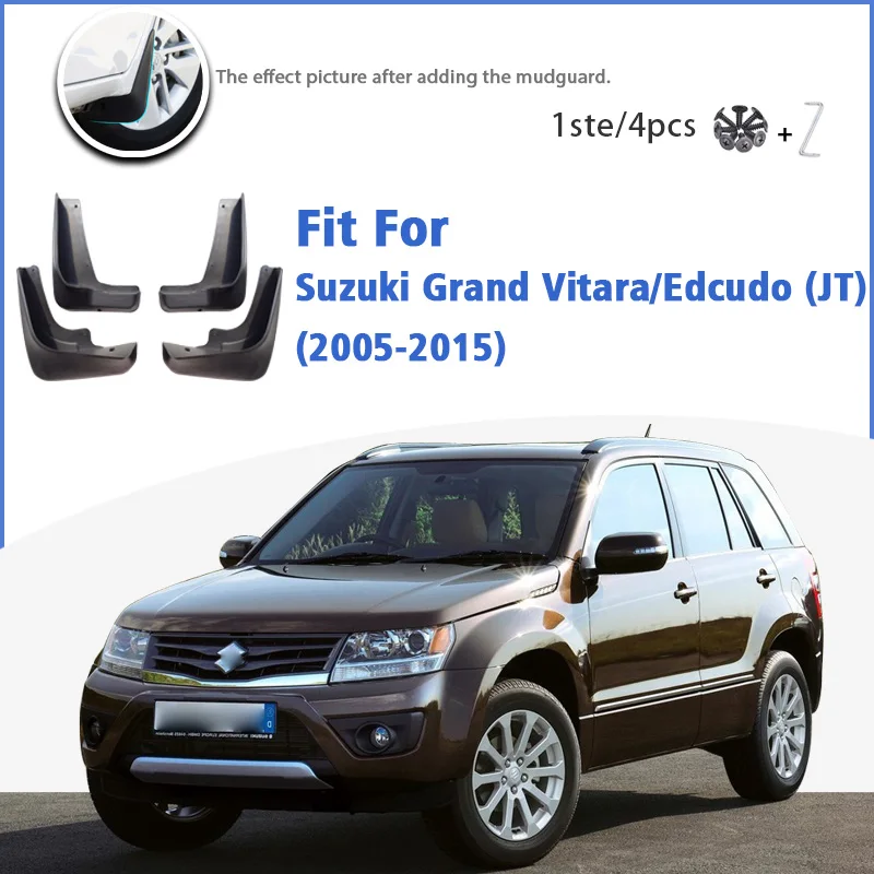 Mudguard For Suzuki Grand Vitara / Edcudo (JT) 2005-2015 Front Rear Mudflaps Mudguards Car Accessories Splash Guard Fender