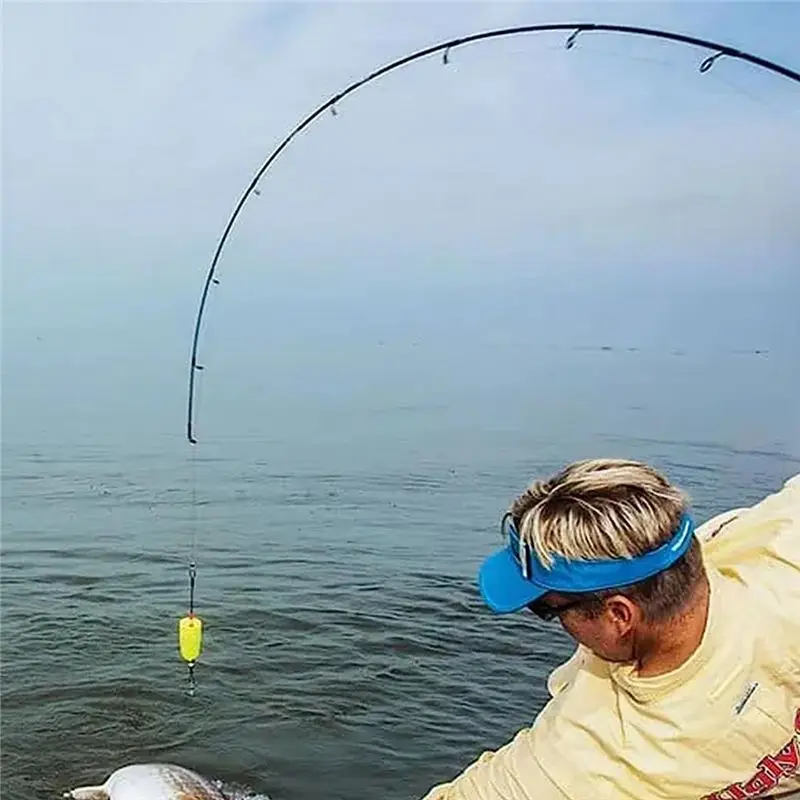 ABPF Popping Corks for Saltwater Freshwater Fishing Popper Floats Redfish Speckled Trout Sheepshead Flounder Yellow