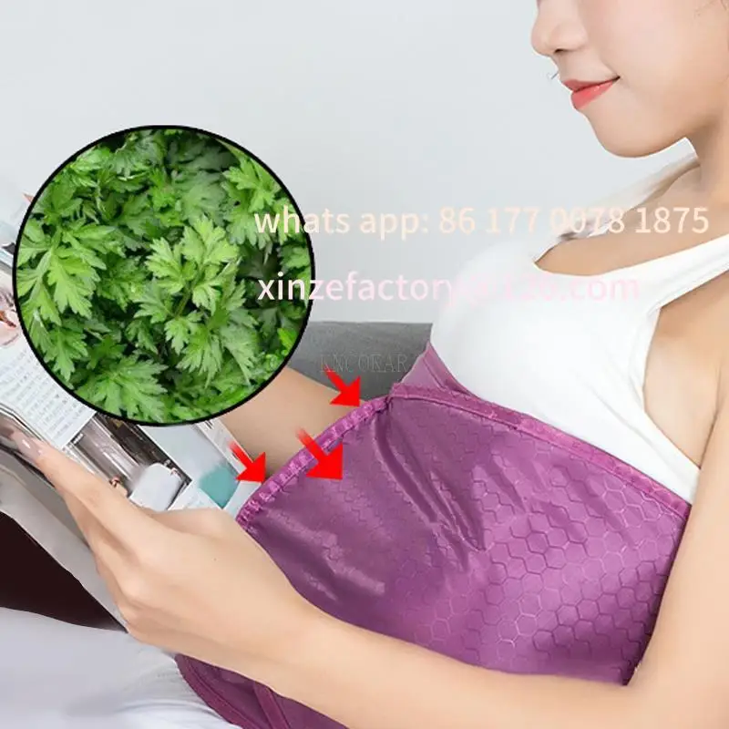 Customizable Electric Heating Belt Vibration Warm Application Cold Warm Waist Moxibustion Package Warm Stomach Belt Comfortable