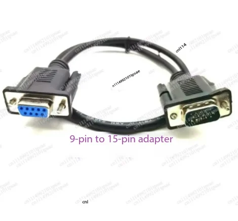 VGA cable to RS232 male-to-male DB9 hole to 15 pins, three rows to 9 pins, nine pins serial port data cable
