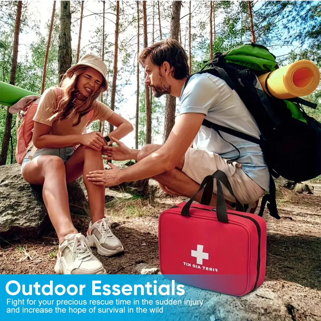 مجموعة الإسعافات الأولية SEJOY متعددة الأغراض للوازم الطبية في حالات الطوارئ مجموعة طبية محمولة للصيد في الهواء الطلق والمشي لمسافات طويلة والتخييم في الهواء الطلق #2