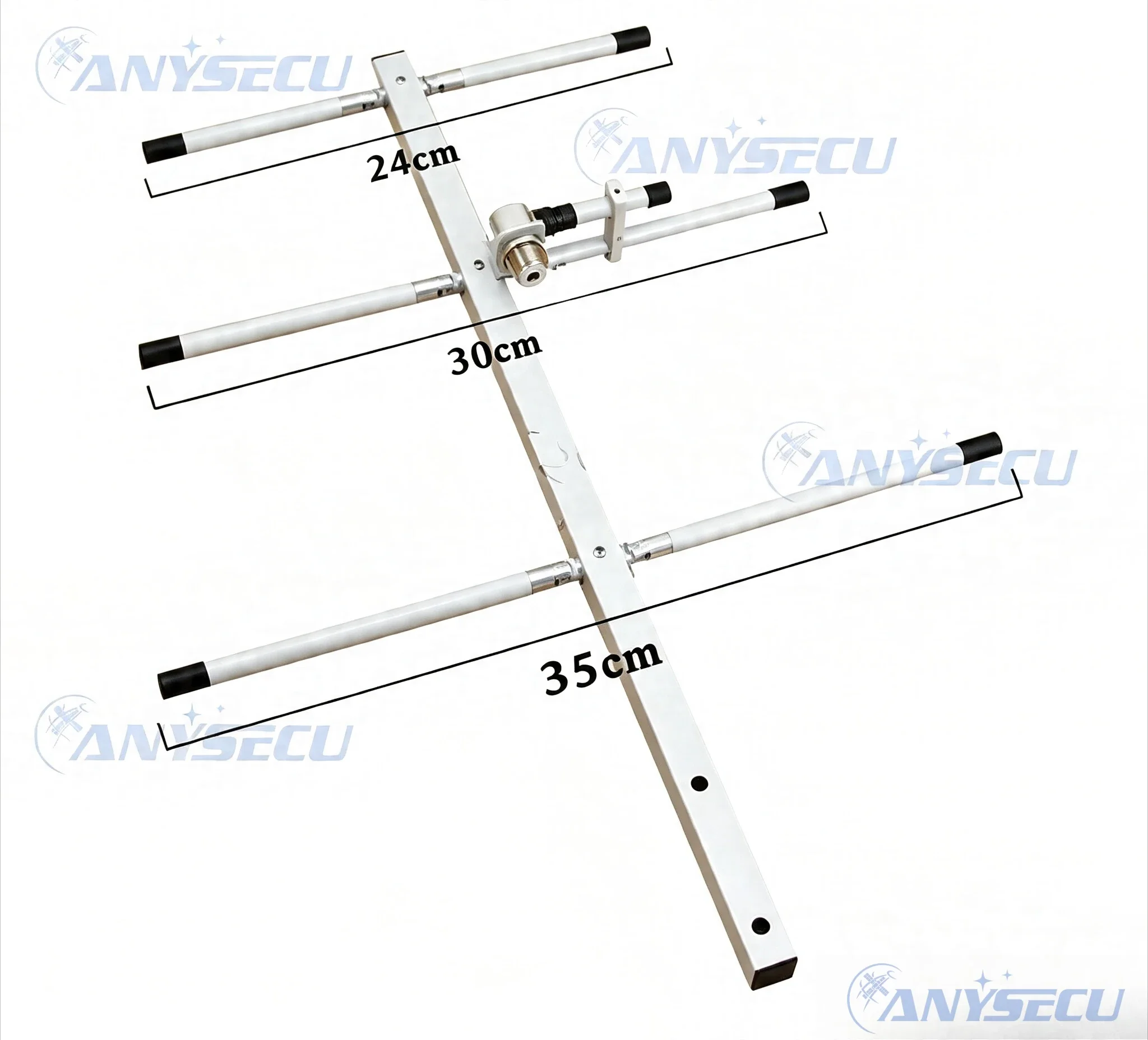 Foldable 3 Elements UHF Yagi Antenna 400-470MHz High Gain 7dBD Low VSWR 1.2 50W Directional Antenna for Ham Radio Walkie Talkies