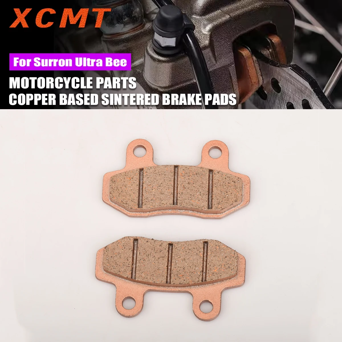 Pastiglie Freno Sinterizzate a Base di Rame Anteriori e Posteriori per Moto Elettrica Off-Road Sur-Ron Surron Ultra Bee (Ricambi OEM)