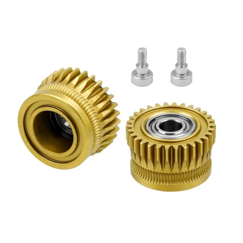 All-Metal Dual Gear Extrusion Kit For Upgrade DLC Hardened Steel Alloy Gears For K1C/Ender3 V3