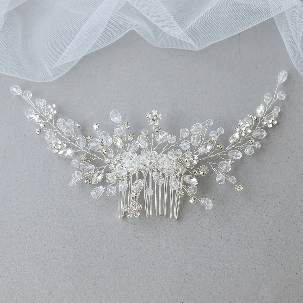 Anti-Slip Hair Bun Comb Elegant for Wedding Bridal Party Braided Alloy Weaving Hair Accessory Formal Styling Tool Durable