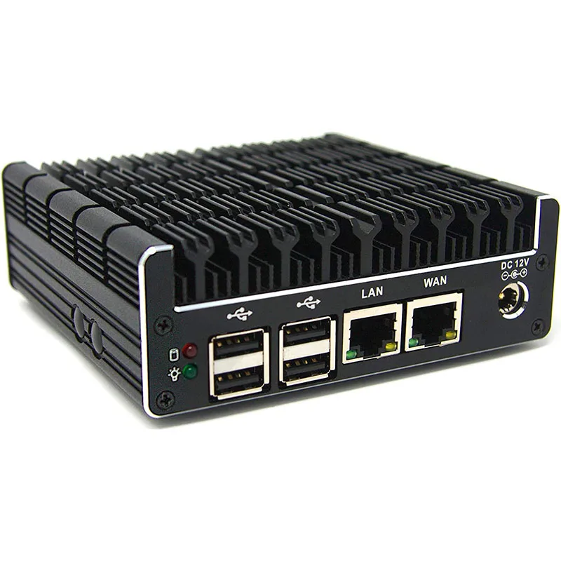 Partitore NUC Mini PC Intel Celeron J3160 J3060 4 x Intel i211AT Nic X86 Router morbido per computer Supporto server Linux Pfsense AES-NI