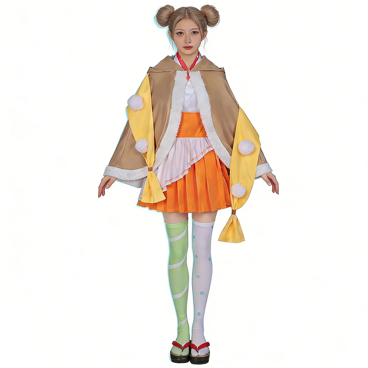 

New Anime Movie Cosmic Princess Kaguya MAMI Cosplay Suit Chou Kaguya hime! Cape Top Skirt Stockings Halloween Women's Costumes