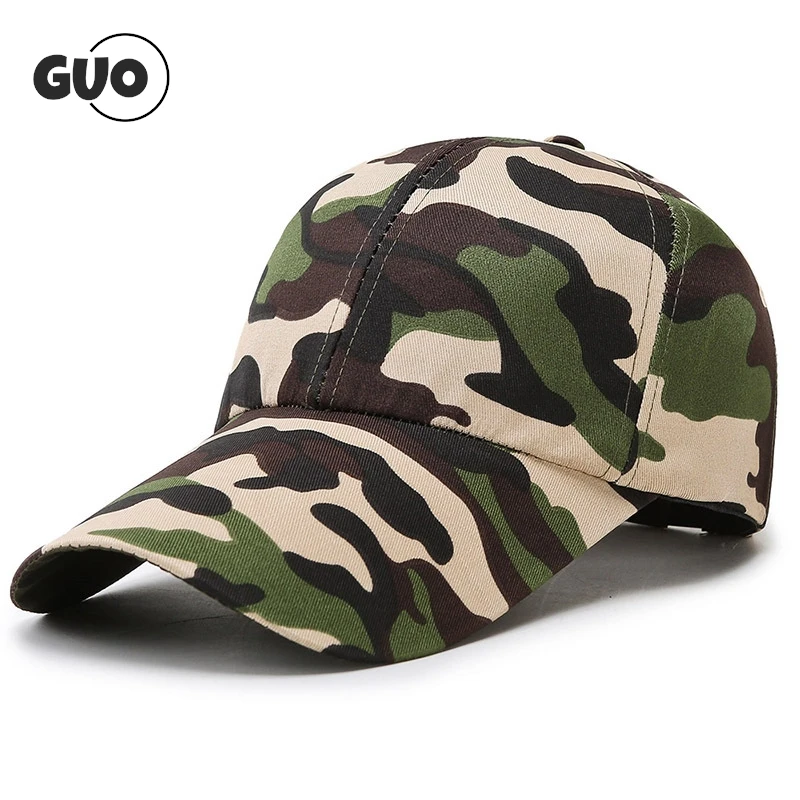 Summer Adjustable Baseball Caps Unisex Sports Outdoor Sunscreen Quick-Drying Casual Caps Women Men Camouflage Hats