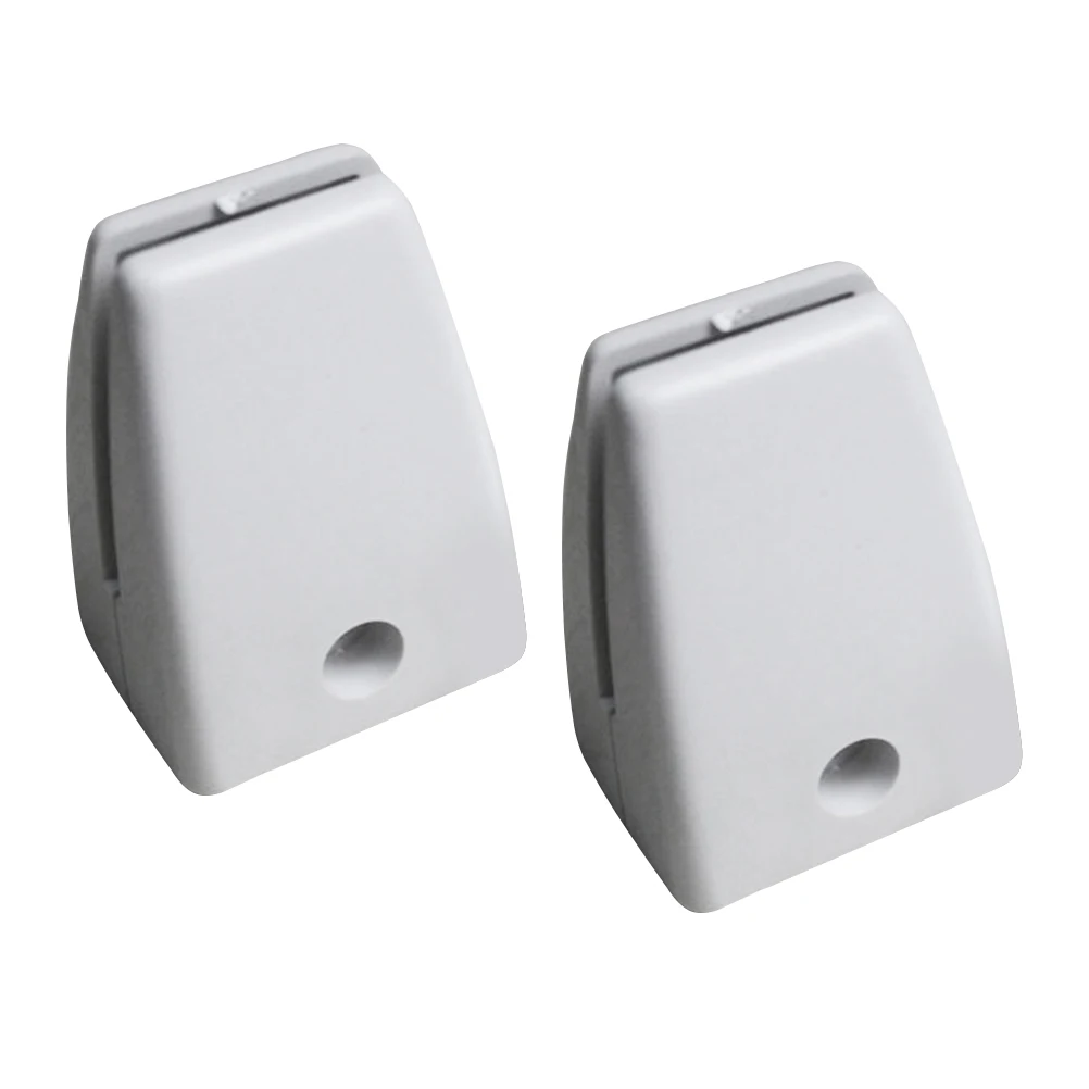 

2pcs Partition Bracket Clip Holder Plastic Furniture Glass Partition Screen Clamps Clip Clamp Glass Baffle Vertical Screen Clip