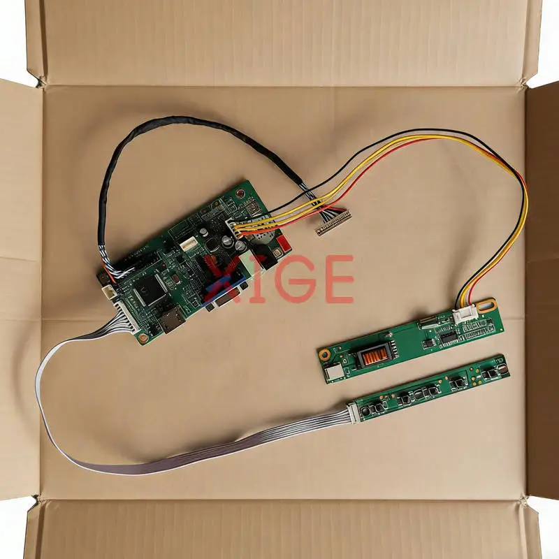 

LCD Drive Controller Board Fit LTD121ECAK LTD121EA41 LTM12C505K LTD121EC3L 1-CCFL VGA+HDMI 20 Pin LVDS 1024*768 1024x768 DIY Kit
