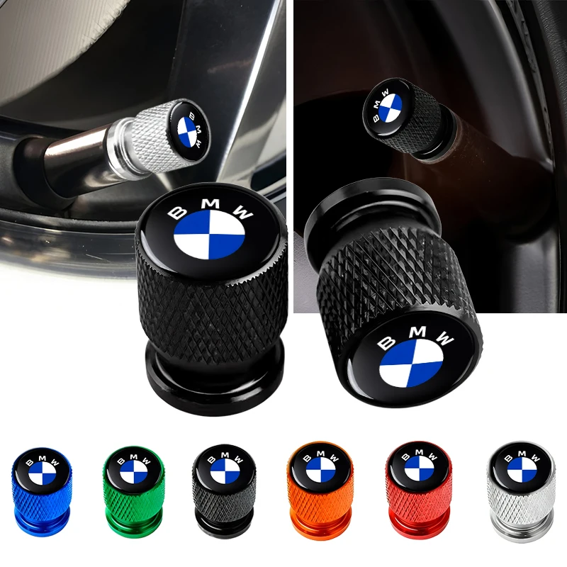 

New 4Pcs Car Wheel Tire Valve Caps Air Stem Covers Accessories For BMW M E34 E36 E60 E90 E46 F10 F20 F30 X5 X6 X1 M3 M5 M6 E71