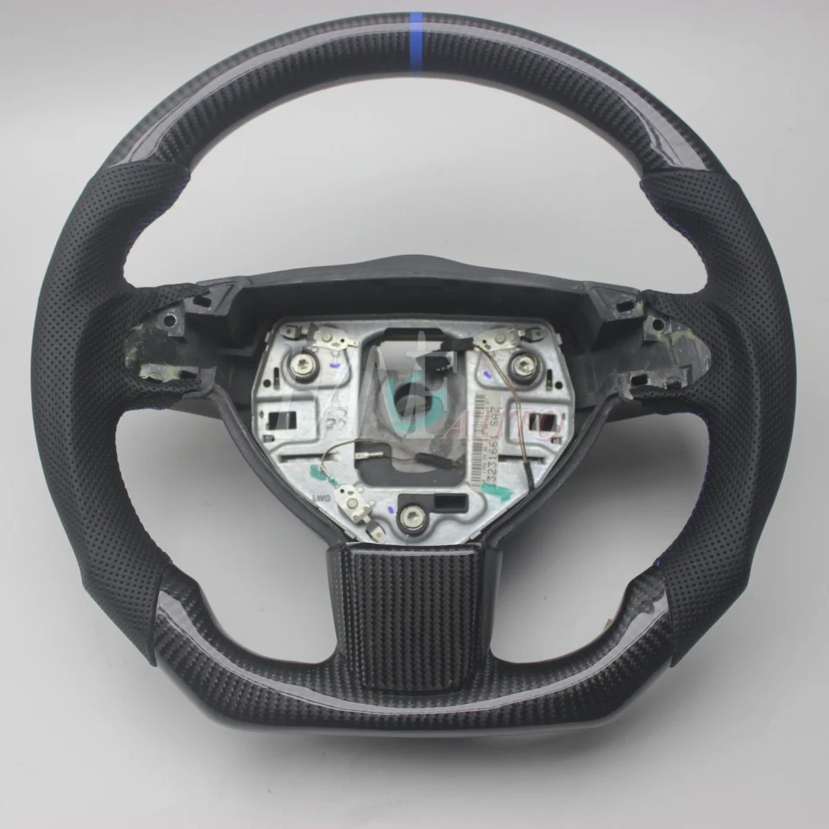 Vervangend Echt Koolstofvezel Stuurwiel Met Leer Voor Opel Astra H 2004-2010