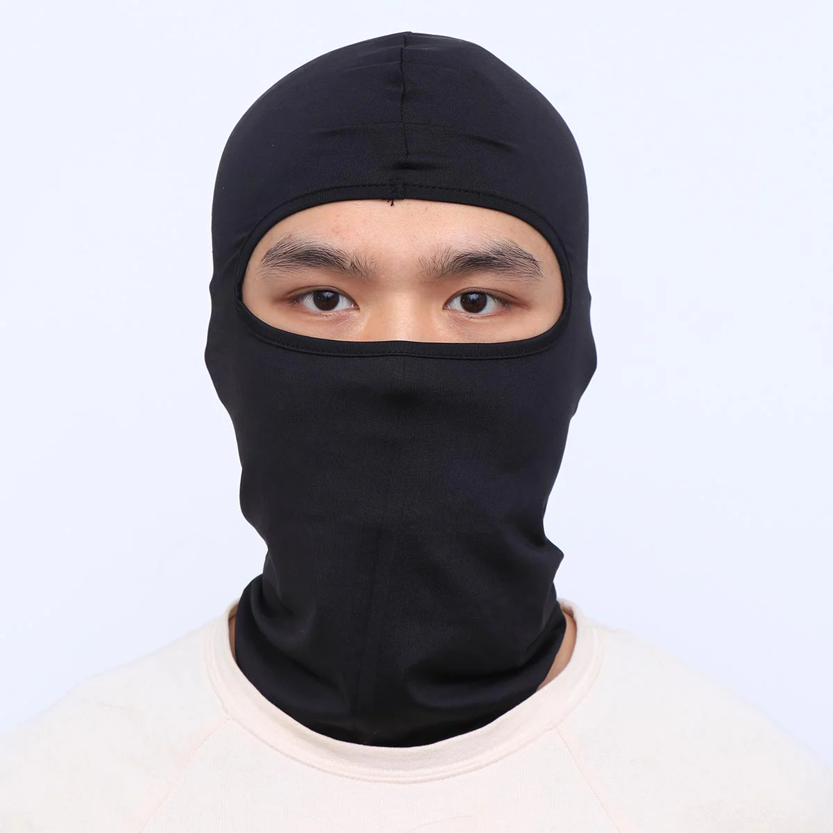 Hunting Mask Racing CS Balaclava Wind-proof Riding Game Headgear Flying Hood Riding Equipment Mask (Black)