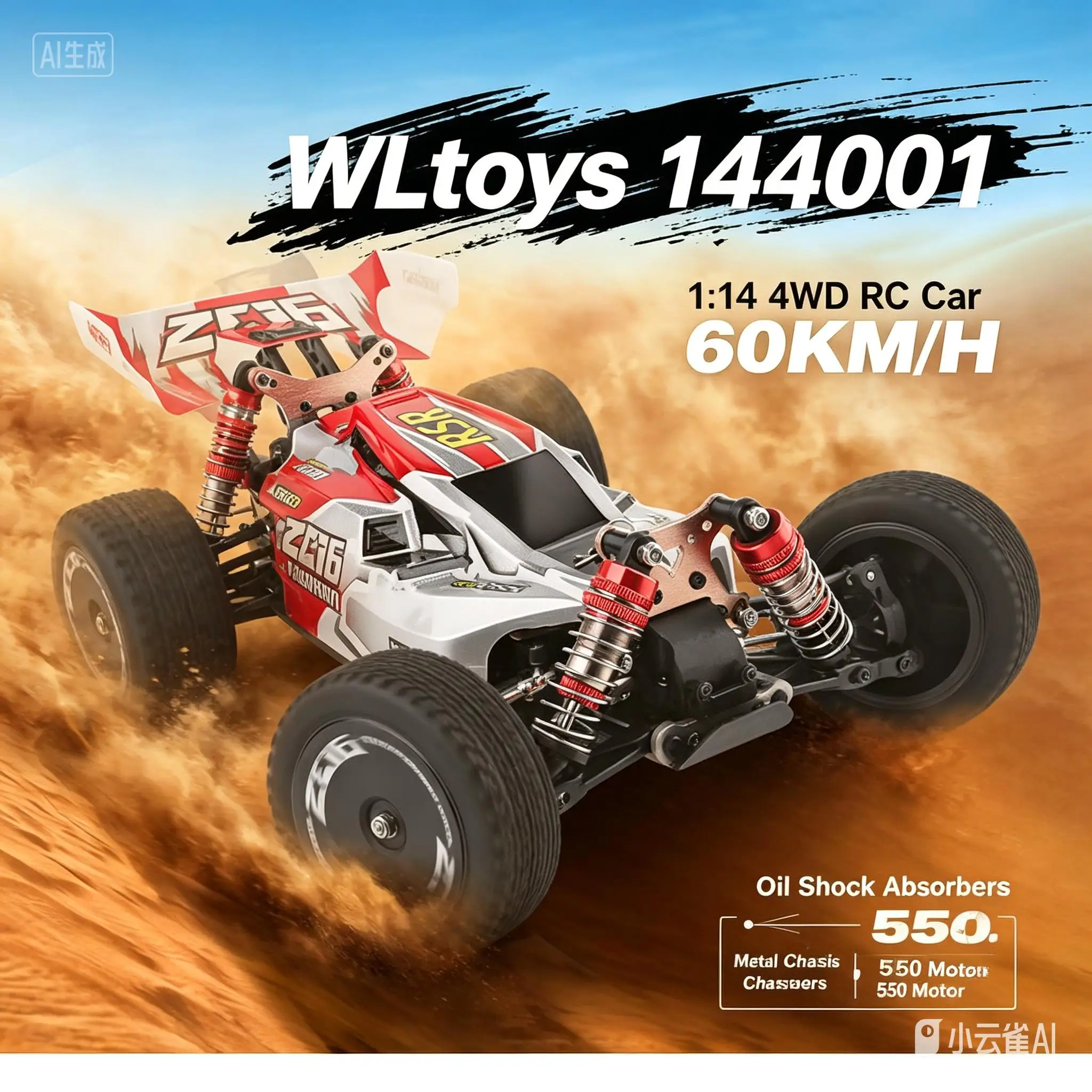 WLtoys 144001 2.4G Racing RC Car 70KM/H 4WD Electric High Speed Car Off-Road Drift Remote Control Car Toys Model For Adult Gift