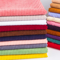 50*150cm Corduroy Fabric Solid Color Stripe for Sewing Apparel Overcoat Skirt Pillow Bed Sheet Cover Clothes Lining Home Textile