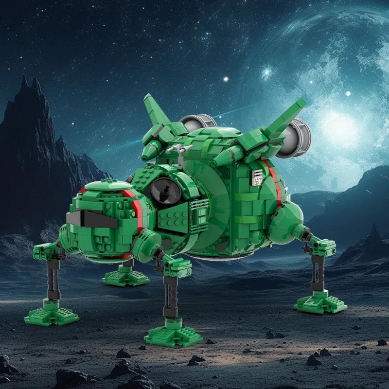 Конструктор MOC: Модель инопланетного существа Red Dwarf Starbug 1 из научно-фантастического комедийного сериала, набор строительных блоков, космический корабль-шаттл, игрушки для сборки своими руками, подарки для взрослых