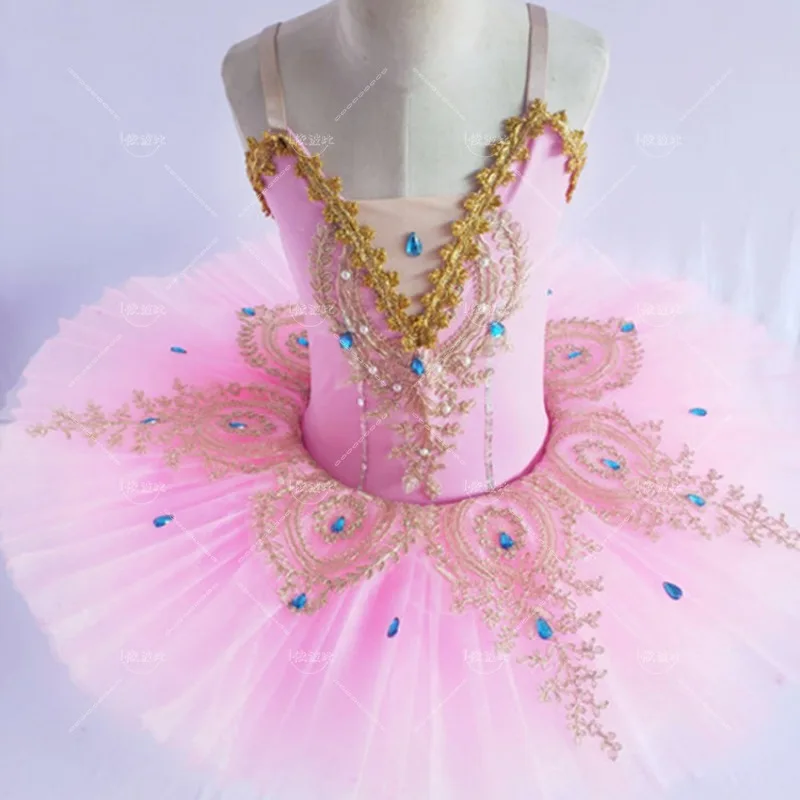 Saia infantil de balé princesa, roupa de desempenho, classe A, primavera