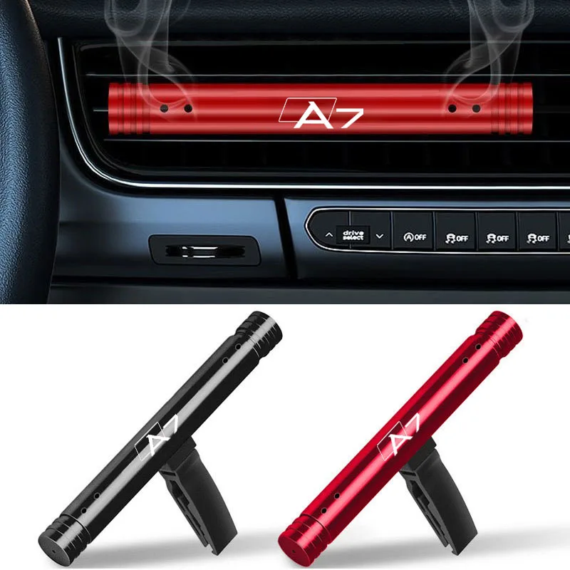 

Car Air Fresheners Aroma Diffuser Vent Clips Perfume Essential Oil Sticks Automotive Fragrance For Audi A7 Car Accessorie