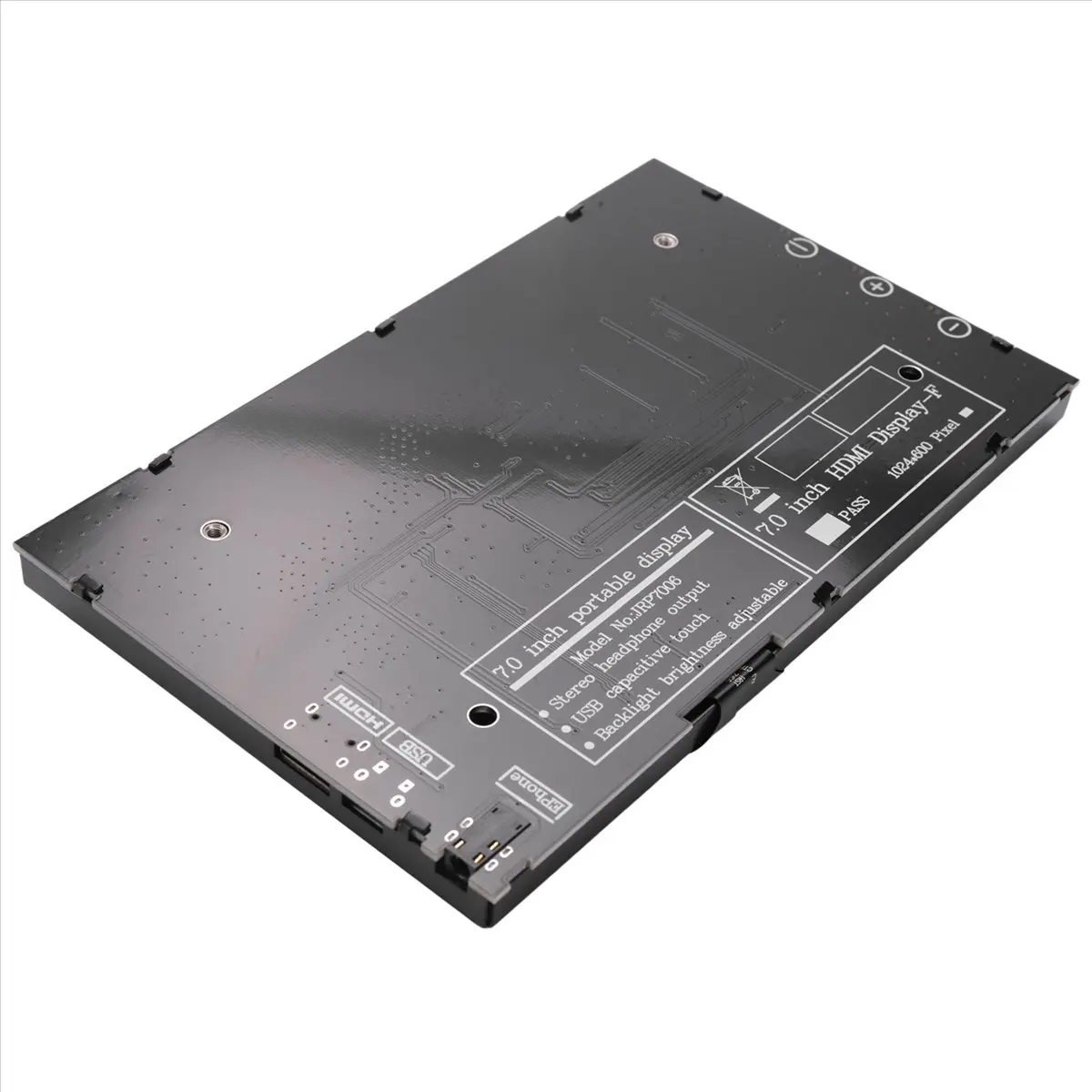 Super Sale 7 Inch 1024X600 LCD Screen IPS Full Viewing Angle Control Board Capacitive Screen Touch Display for Raspberry Pi