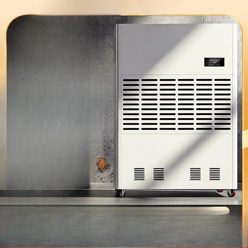 OGMHigh Power Industrial Dehumidifier Basement Warehouse Dehumidifier, Workshop Distribution Room Dehumidifier 480 Liters