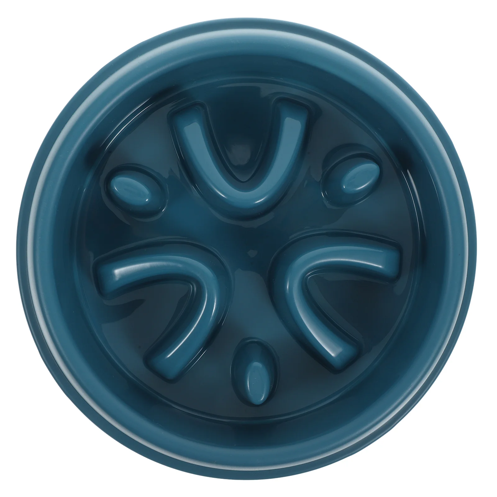 

Pet Slow Feeder Bowl ABS Material Round Raised Design Indoor Safe Feeding Bowl for Dogs Cats Slow Eating Prevention Choking