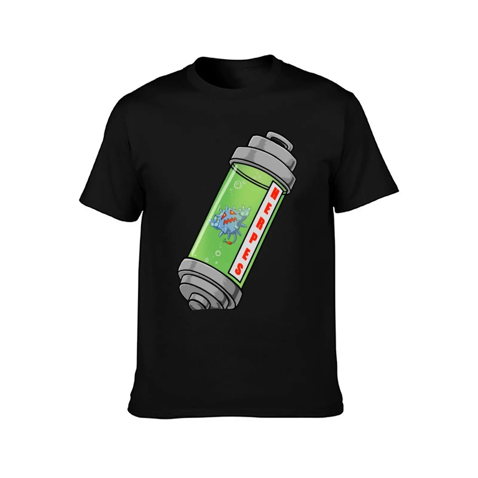 Herpes Contained T-Shirt cotton t shirts high quality T-Shirt
