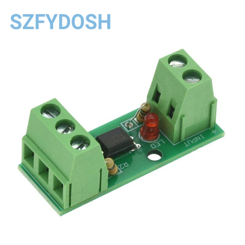 1/5/10PCS 1 ช่อง Way OPTOCOUPLER โมดูลแยก PC817 3 V-5 V 12V 24V Photoelectric Isolator ผู้ถือราง PLC ไดรฟ์มอเตอร์บอร์ด