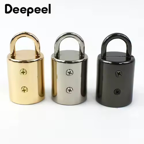 5/10/20Pcs 14mm Bag Metal Buckles Handbag Strap Tassel Cap Clasp Hook Connector Hanger Rope Cord Lock DIY Hardware Accessories - Image 2