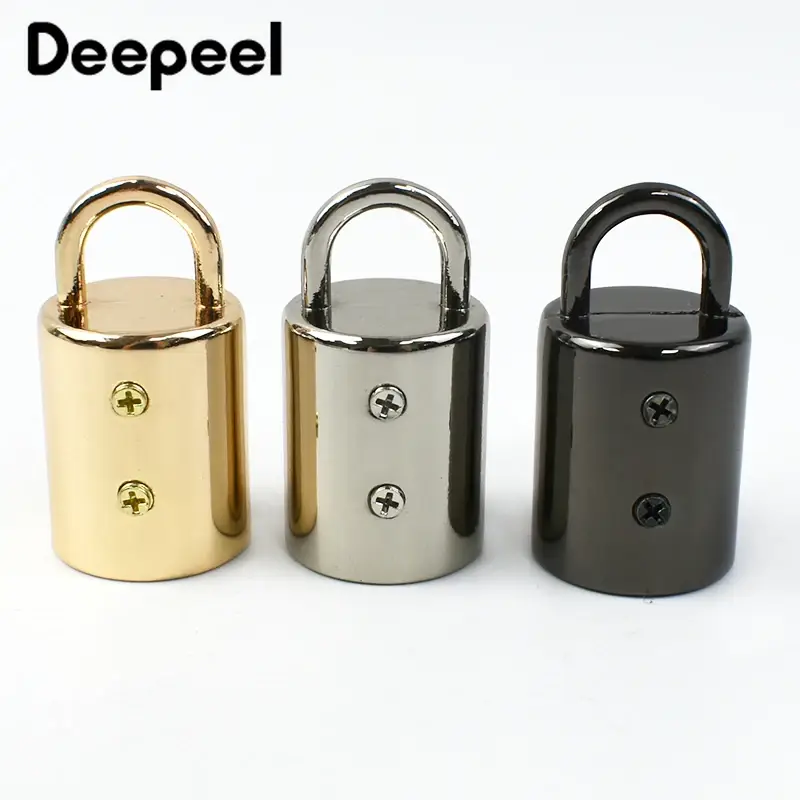 5/10/20Pcs 14mm Bag Metal Buckles Handbag Strap Tassel Cap Clasp Hook Connector Hanger Rope Cord Lock DIY Hardware Accessories - Image 2