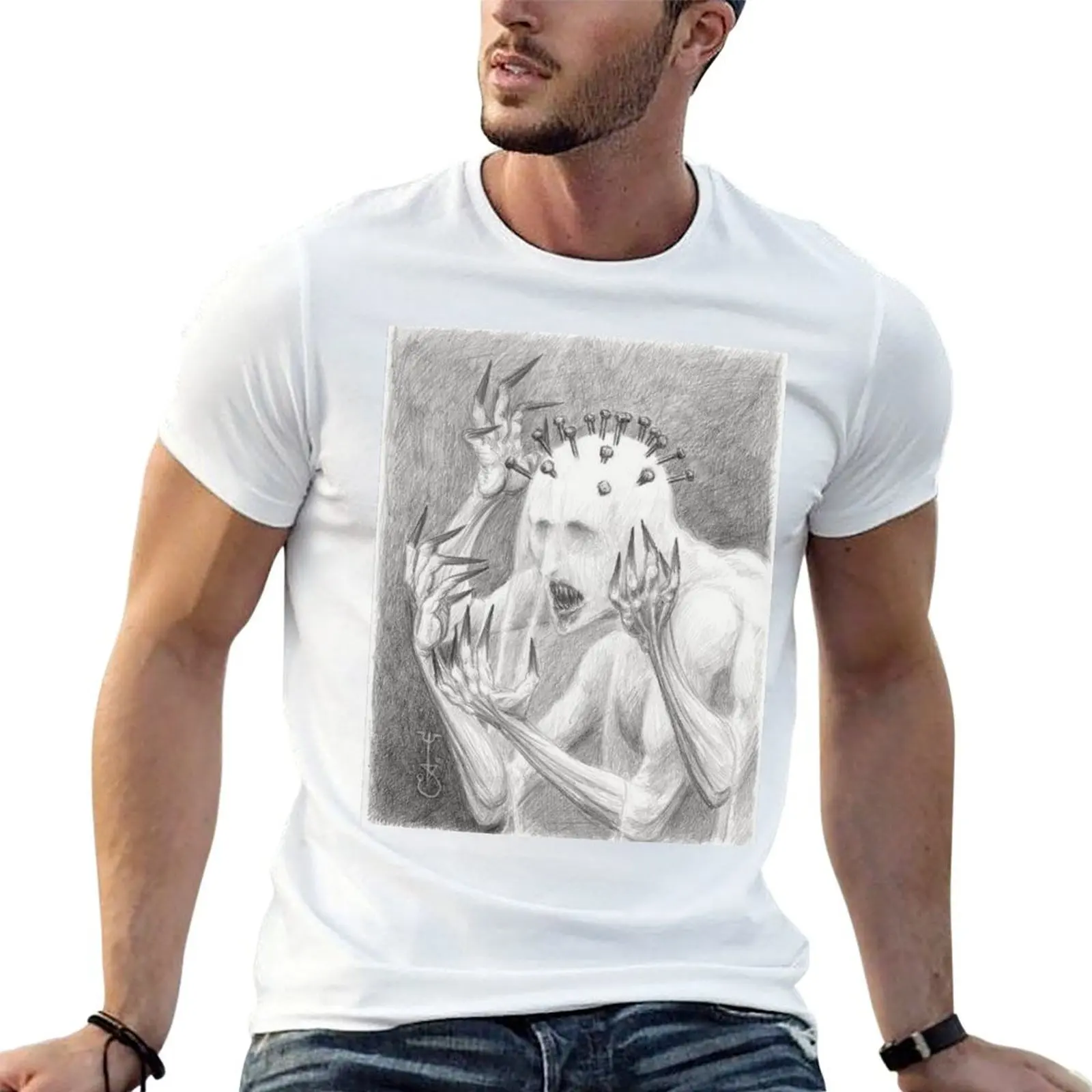 Intrusive Thoughts T-Shirt Work Duty Casual T-Shirt