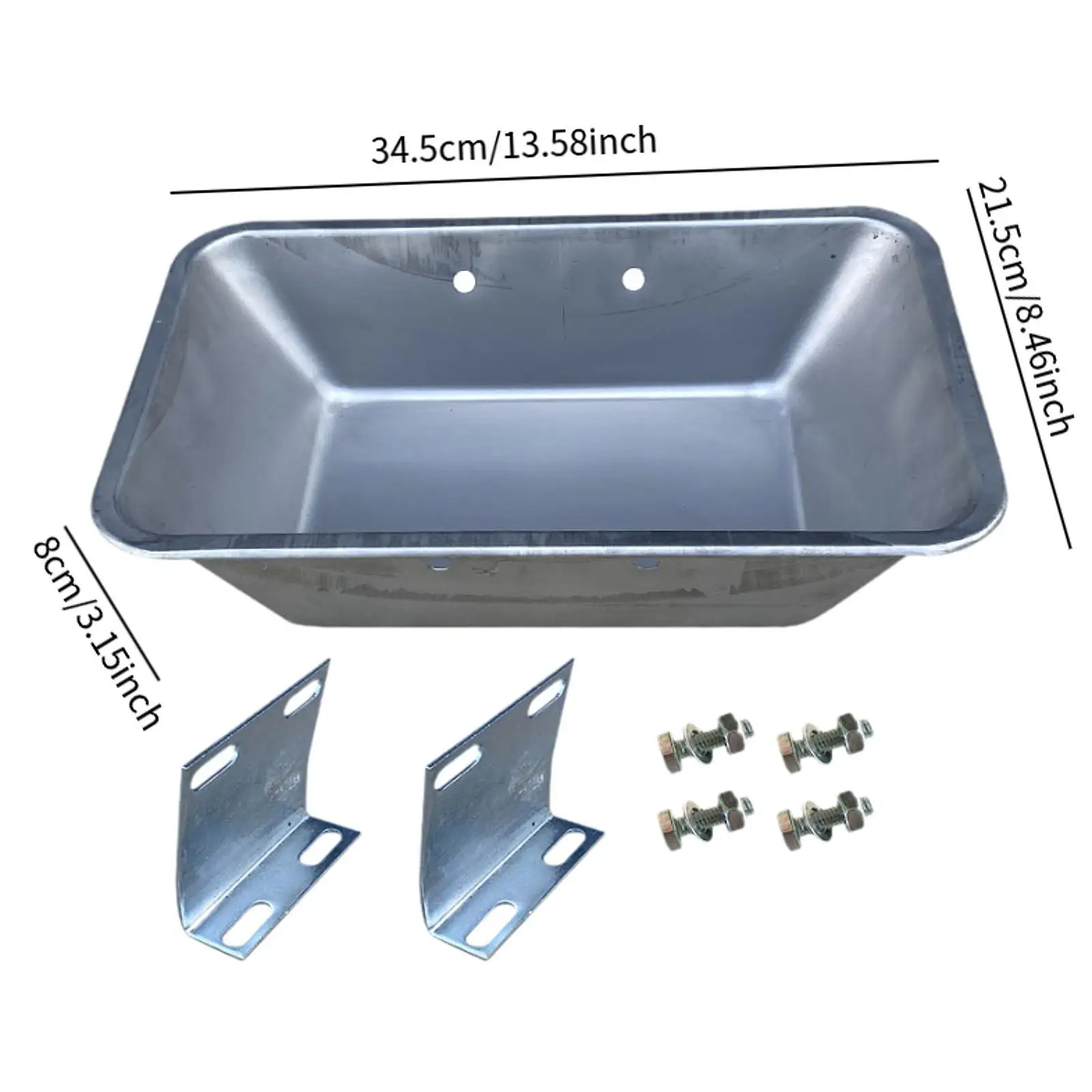 Easy Install Livestock Feeders Stainless Steel Pig Feed Trough Drinking Animal Bowl for Cow Sheep Horse Applications