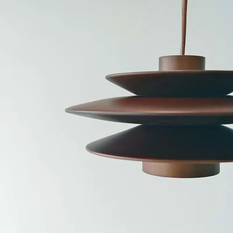 Lustre nordique en bois massif, lustre vintage pour salon de thé et restaurant de style sud-est asiatique, lustre de bar en bois rustique