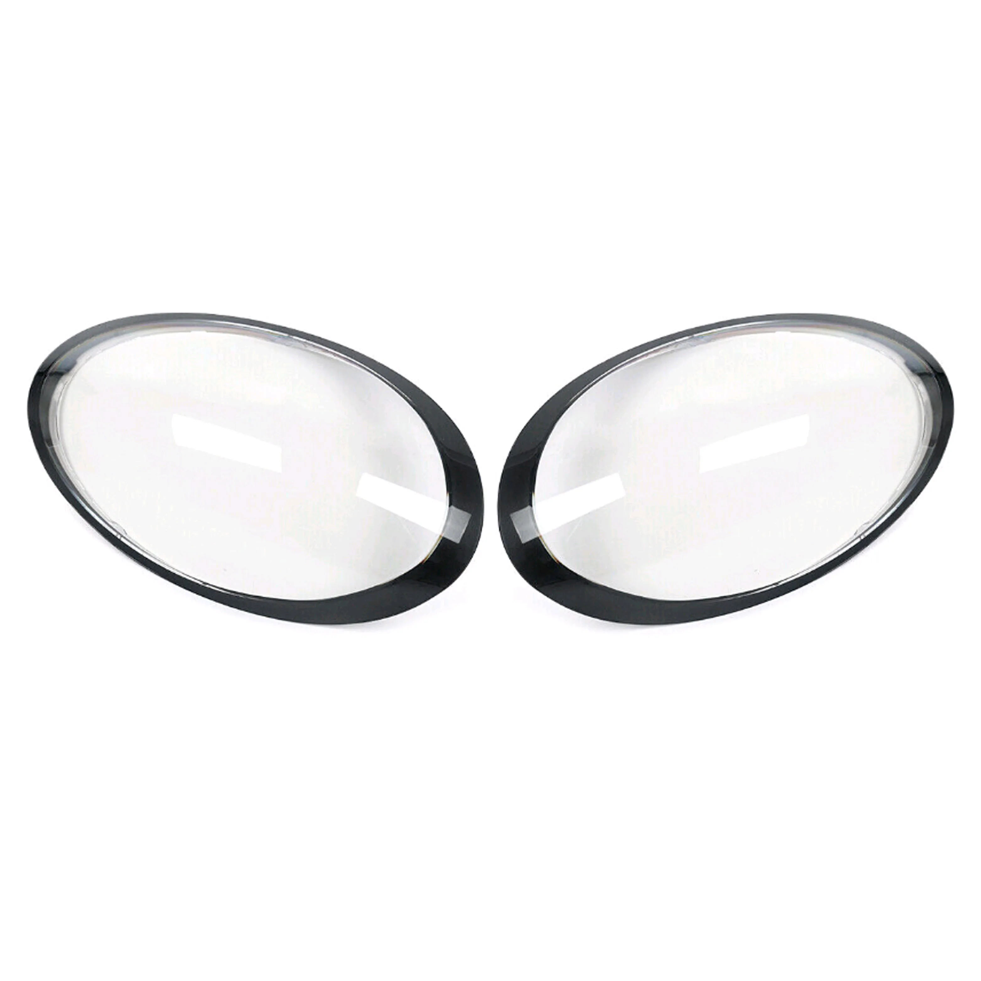 2PCS Front Headlight Lens Cover Shell Lampshade Head Lamp Case Cap For Porsche 991 911 Targa Carrera 2013-2018