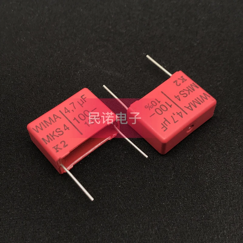 5/10/20/50pcs German WIMA Film Capacitor MKS4 100V 4.7UF 100V 475 4U7 Pitch 22.5mm Audio passive capacitor