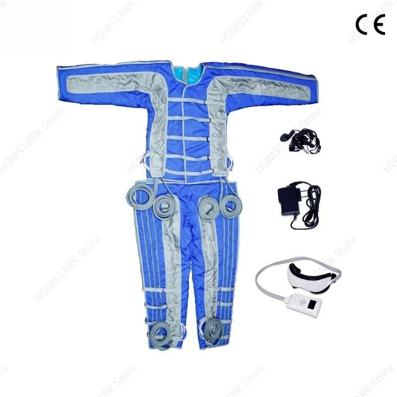 Infrared Heating Air Pressure Suit, Eye‑Massage Air‑Cooling System with Multi‑Plug for Body Relax Spa Equipment Accessory