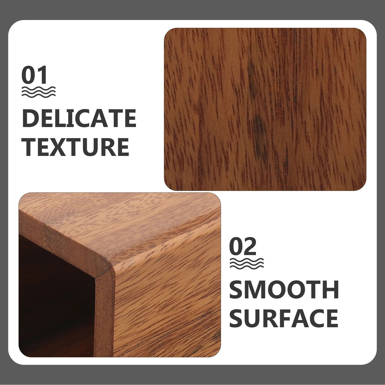 

Wooden Makeup Brush Organizer Pen Holder Compact Desktop Storage Cup Makeup Pencil Holder for Desk Accessories