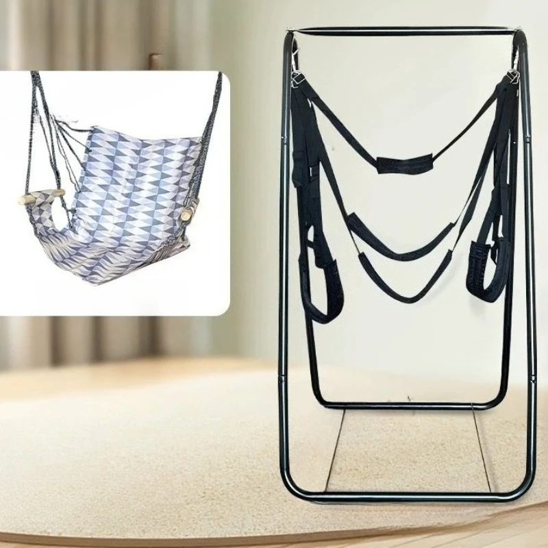 Multi-Functional Indoor Body Training Swing Adjustable Hanging Support Hammock Home Auxiliary Suspension Fitness Chair