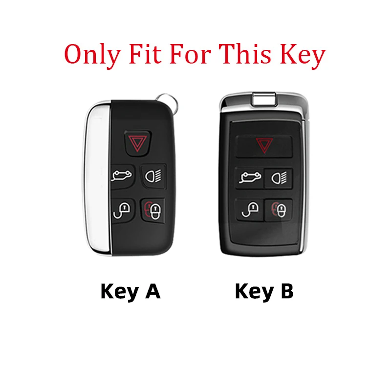 New Car Key Case Cover Keychain Fob Holder Keyring Bag for Jaguar XFL XEL for Land Rover Rangerover Evoque Discover