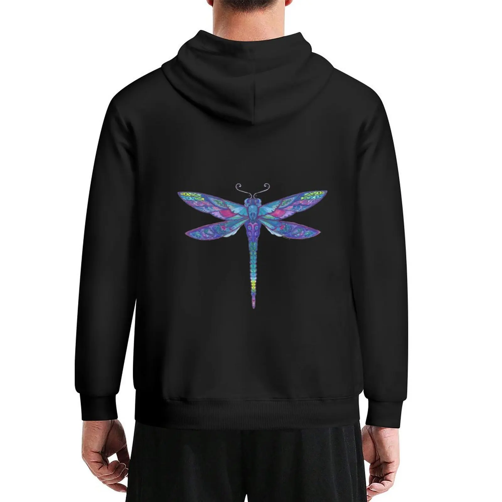 

Dragonfly 2 Hoodie autumn men clothes aesthetic clothing anime clothing graphic hoodies