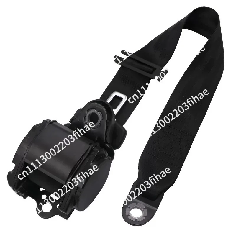 Closed universal three-point car seat belt assembly front and rear seats are equipped with modified seat belt accessories