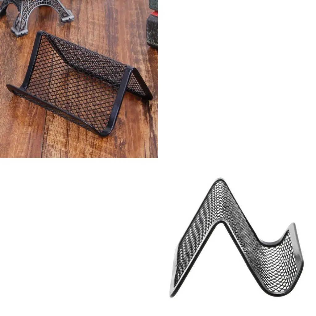 

Metal Mesh Business Card Holder For Desk Office Business Card Holder Collection