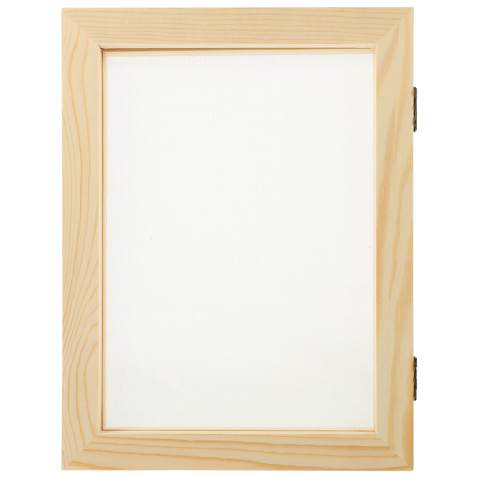 

Wooden Paper Making Frame DIY Paper Craft Mesh Screen Handicraft Wooden Frame for Education Environmental Learning