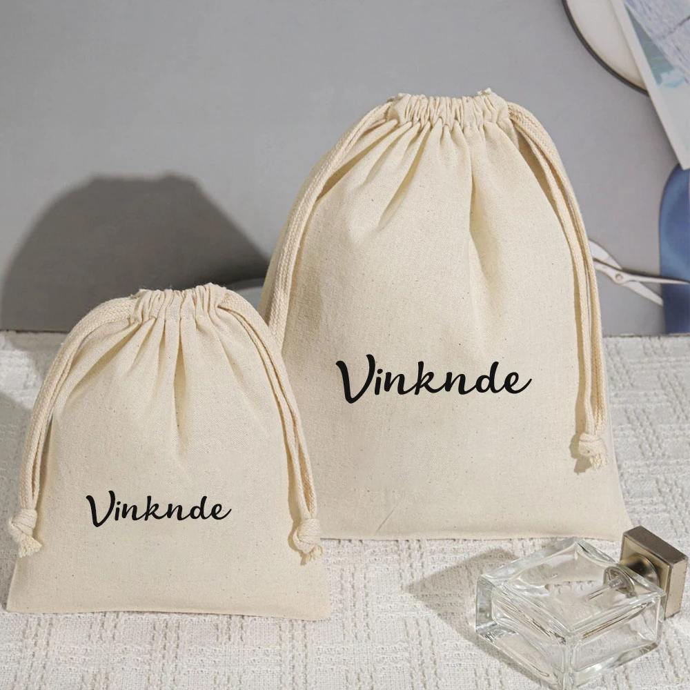 

Сумка из органического хлопка и льна на шнурке, подарочная рождественская упаковка для конфет, ювелирных изделий, сумка с индивидуальным логотипом, сумки для покупок, хлопковые сумки для пыли