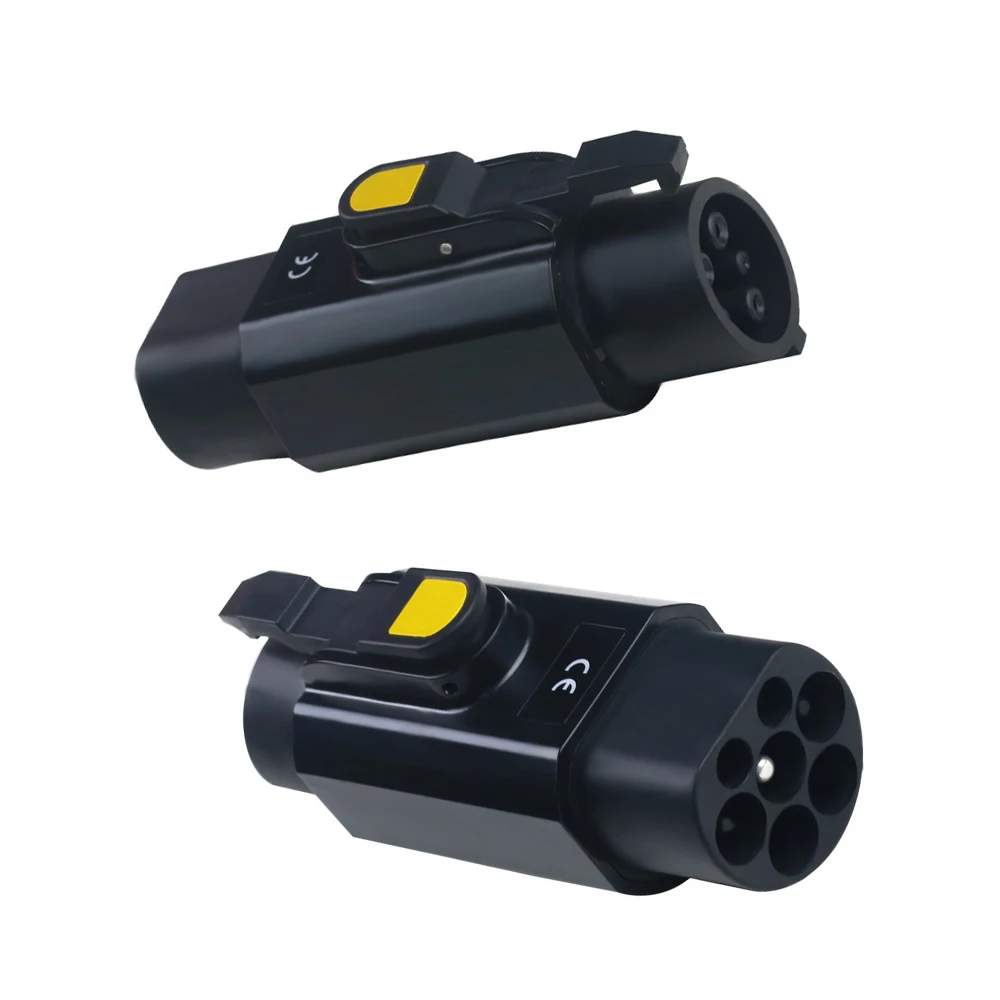 

SUSUTOO EV Charger Adapter Type2 to Type1 Adapter IEC62196 to SAE-J1772 AC Charger Adapter 32A 1Phase 7.2kw Max