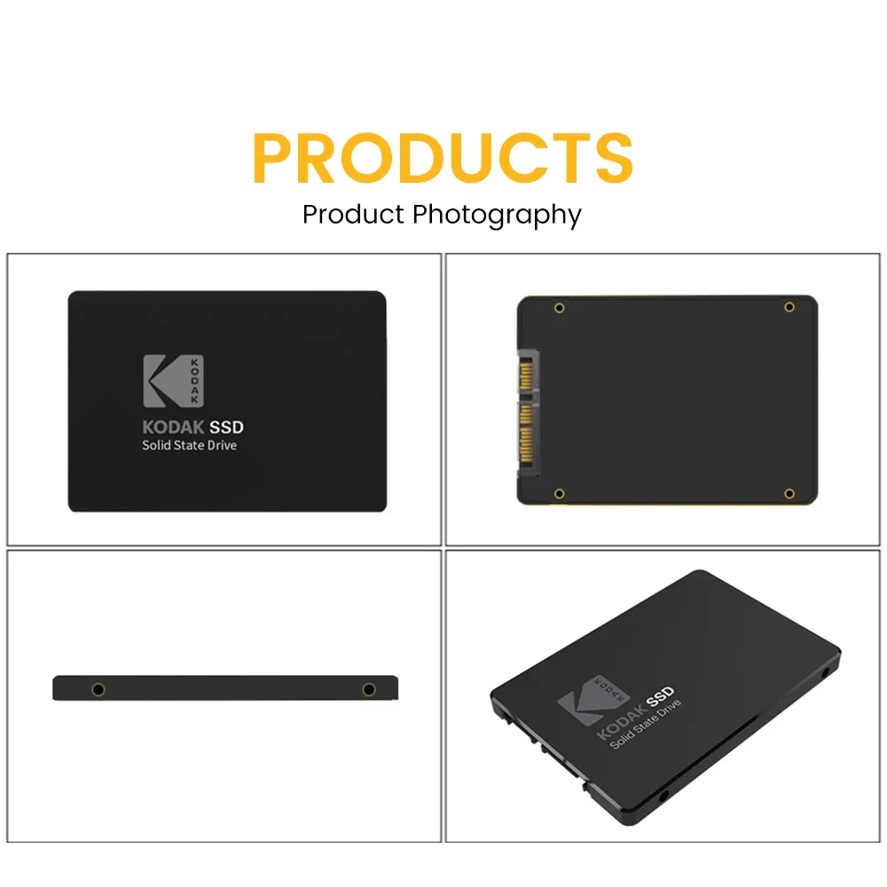 KODAK X120PRO Sata3 SSD 2,5-calowy dysk półprzewodnikowy 128GB 256GB 512GB 1TB Szybki dysk twardy 550MB/s Wewnętrzny dysk SSD do laptopów i komputerów stacjonarnych