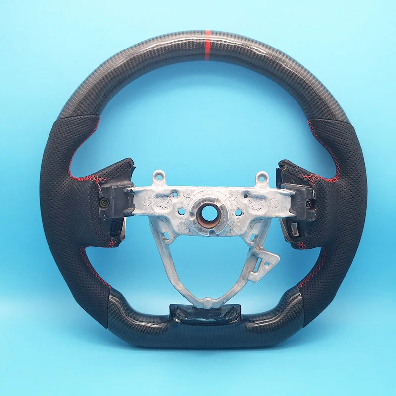 Real Carbon Fiber Performance Racing Steering Wheel For Mitsubishi Lancer